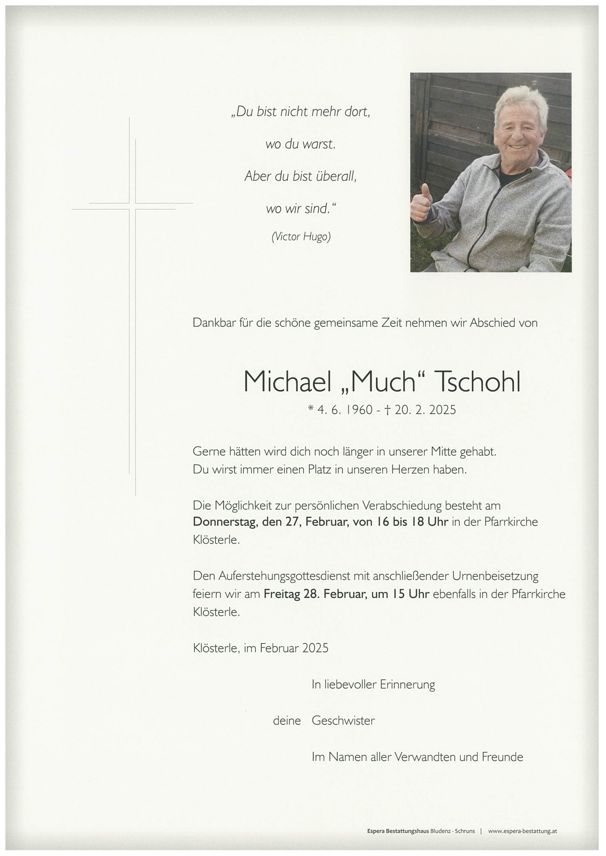 Michael "Much" Tschohl